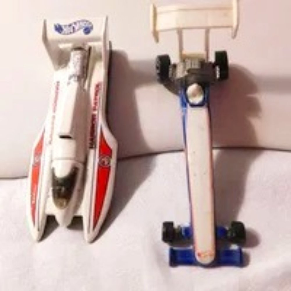 Vintage Hot Wheels Dragster & Hydroplane